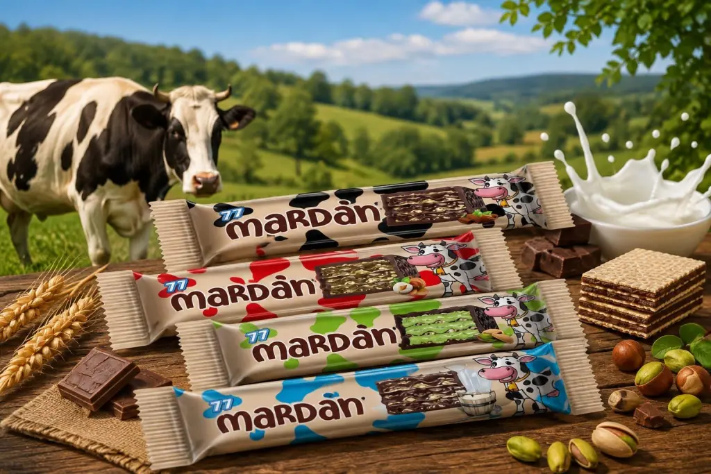 Mardan chocolate wafer bars