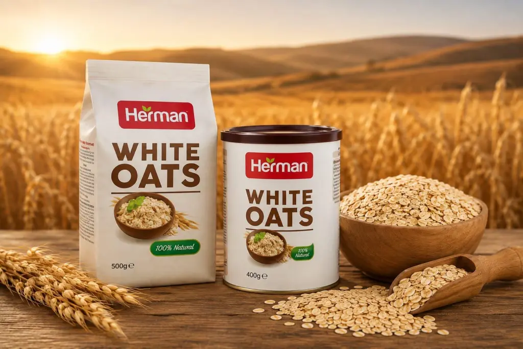 Herman white oats